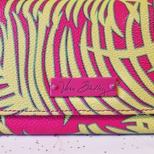 Vera Bradley Pink and Light Green Wallet